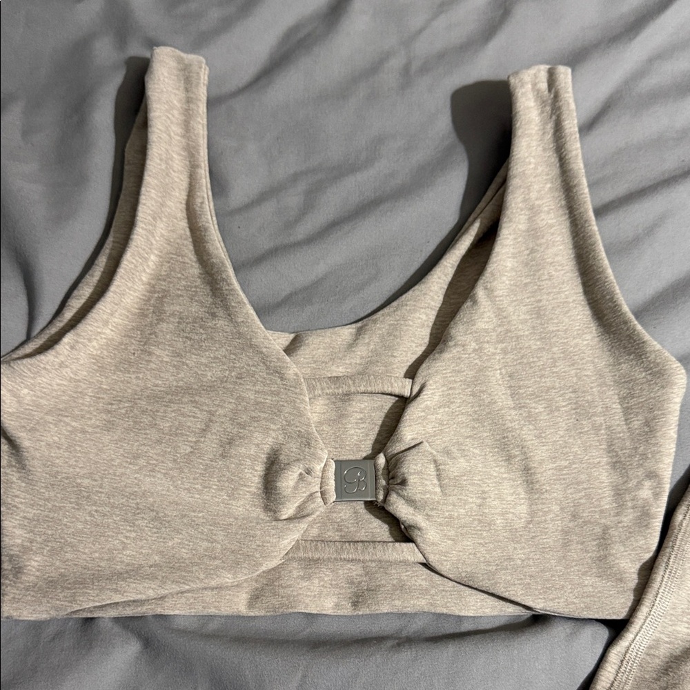 Bombshell Sportswear Athletic Shorts in Light Gray